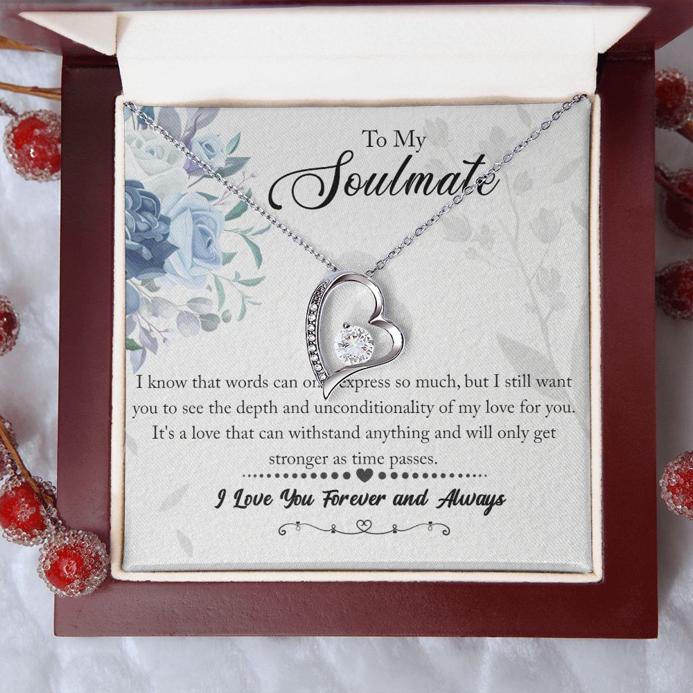 To My Soulmate - Necklace - beautiful gift