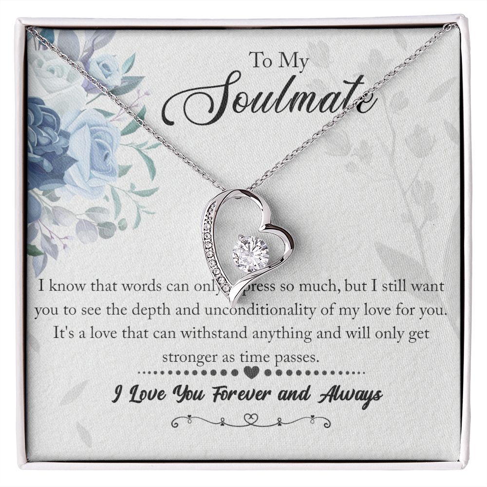 To My Soulmate - Necklace - beautiful gift
