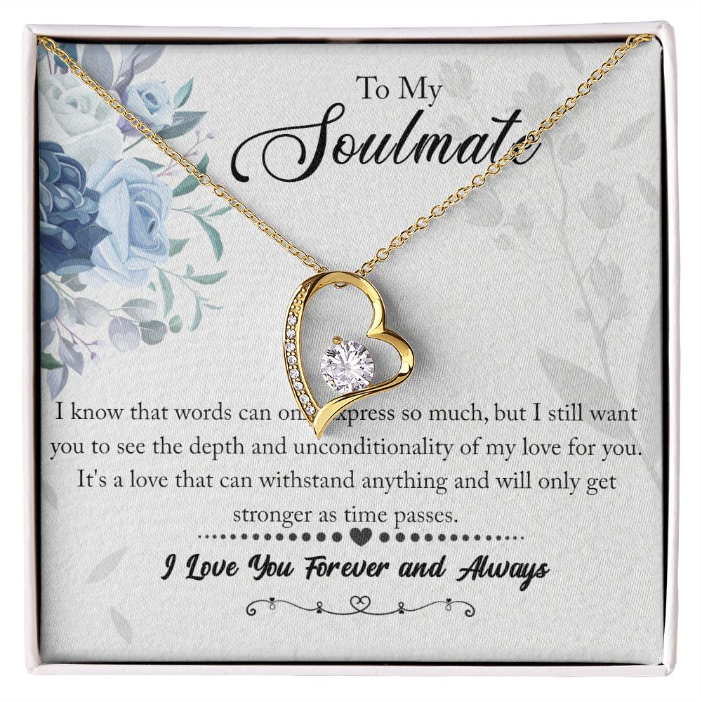 To My Soulmate - Necklace - beautiful gift