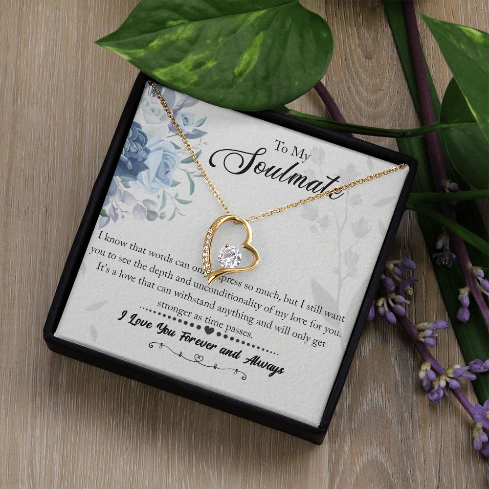 To My Soulmate - Necklace - beautiful gift