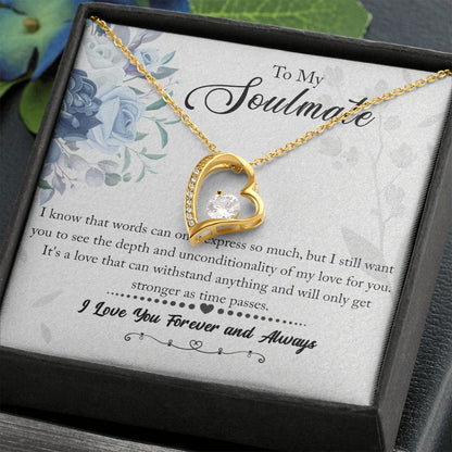 To My Soulmate - Necklace - beautiful gift